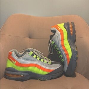 Nike Air Max 95 with Neon and Gray Accents
